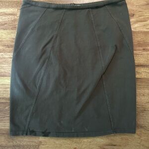 Athleta Gray/Brown Pencil  Skirt‎ Knee-Length Work